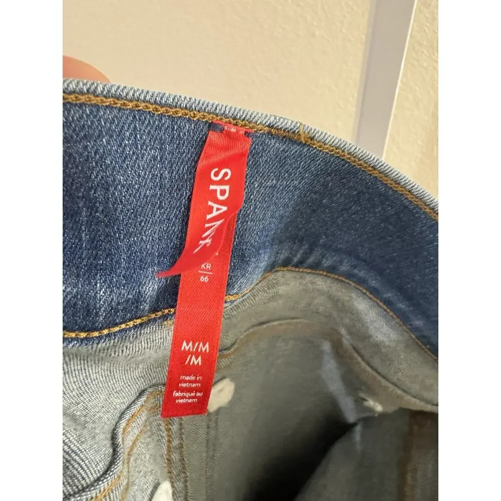 Spanx Flare Jeans Vintage Indigo 20456Q Petite Size M NWT